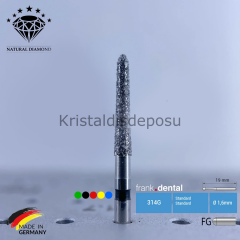 Doğal Elmas Frez - Aeratör - 879K - Konik Chamfer - 5 Adet