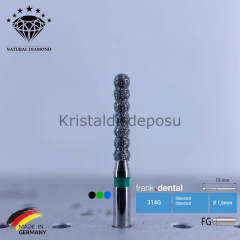 Doğal Elmas Frez - Sipiral - Aeratör 6052 - 5 Adet