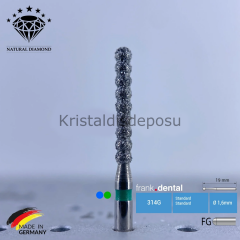 Doğal Elmas Frez - Sipiral - Aeratör 6053 - 5 Adet