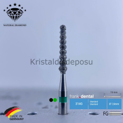 Doğal Elmas Frez - Sipiral - Aeratör 6056 - 5 Adet
