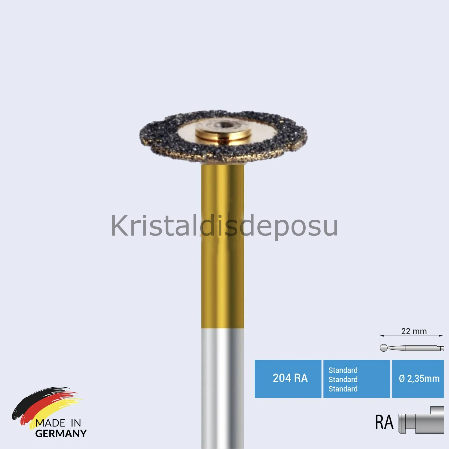 Zirkon için Elmas Frez - ZR909