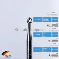 Tungusten Carpide Frez - Anguldurva - C1 - 5 Adet