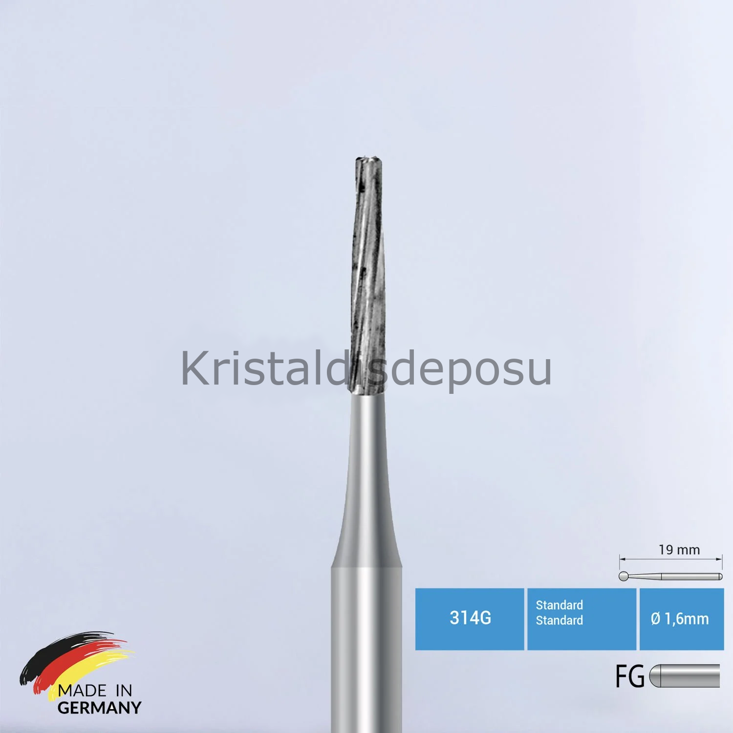 Tungusten Carpide Frez - Aeratör İçin -  C23L - 5 Adet