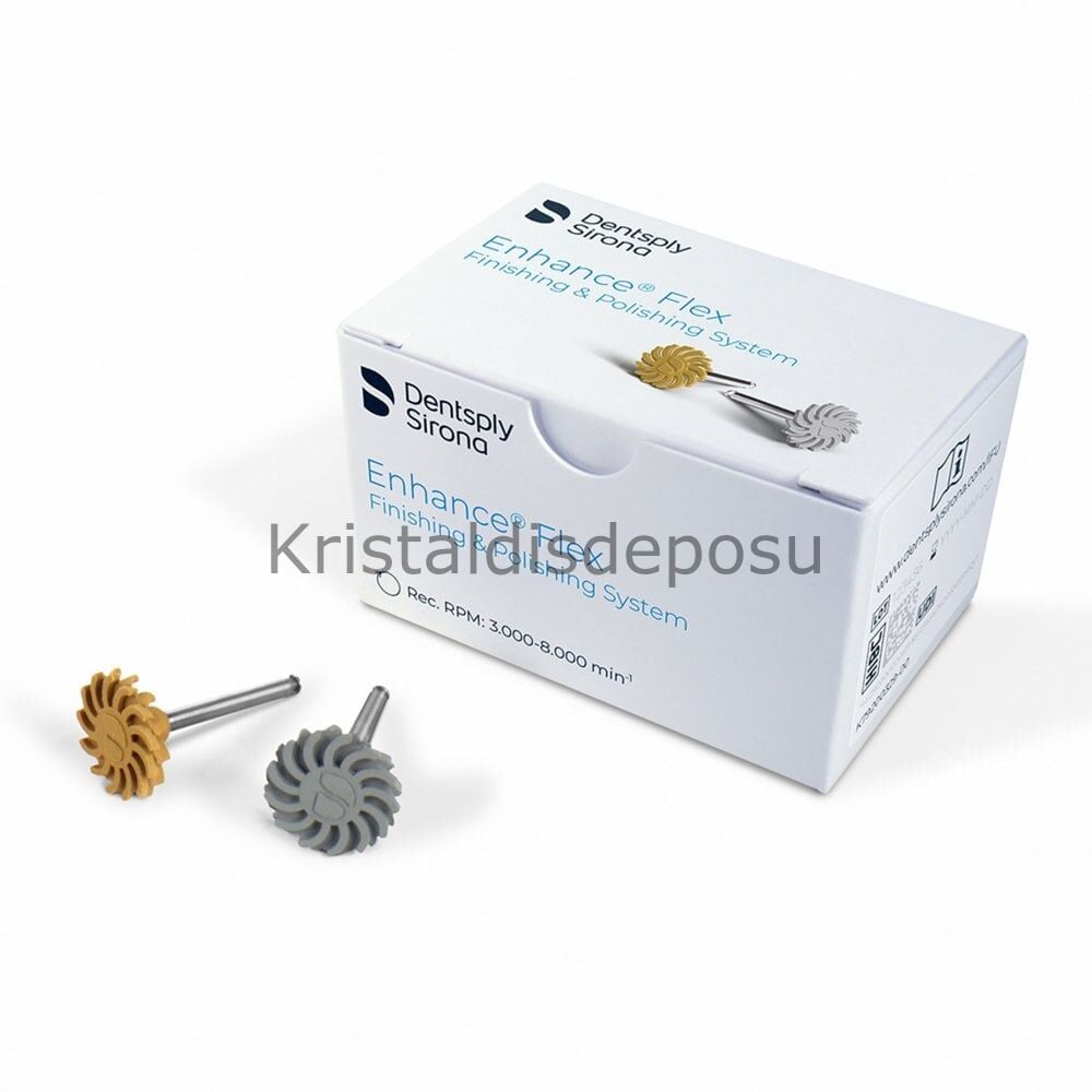 Enhance Flex Kompozit Bitim ve Parlatma Lastik Seti - Asorti 6'lı