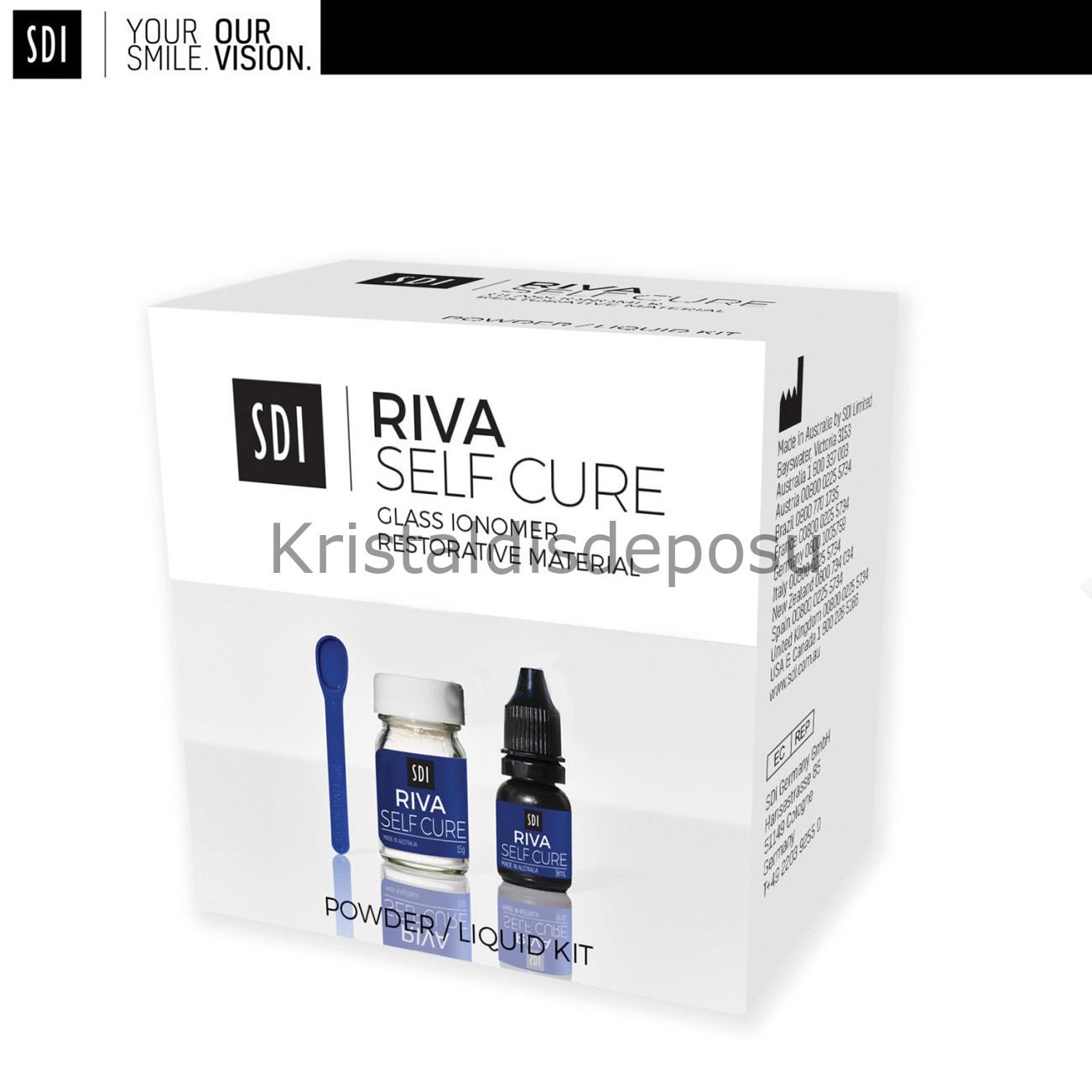 Riva Self Cure Cam Ionomer Toz+Likit A2