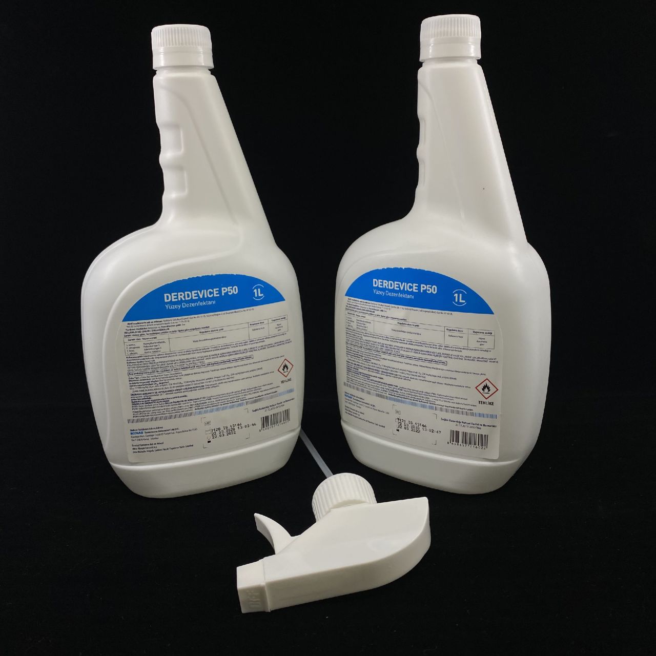 Derdevice P50 Alkollü Hızlı Yüzey Dezenfektanı 2*1lt
