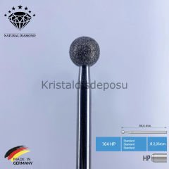 Doğal Elmas Cerrahi Frez - 801 - Piyasemen Rond