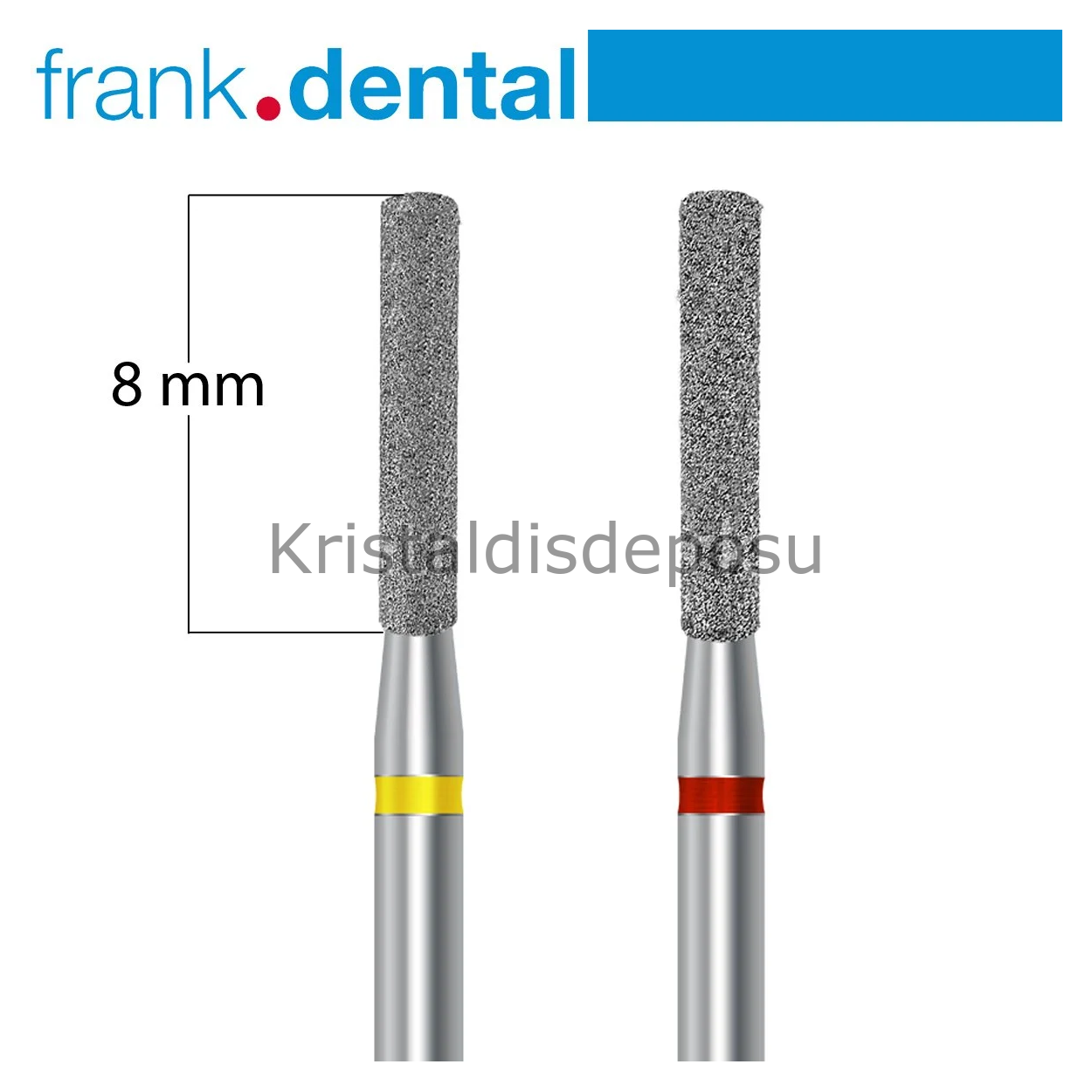 Elmas Frez - Bitim ve Cila - 837 - Silindir - 2 Adet