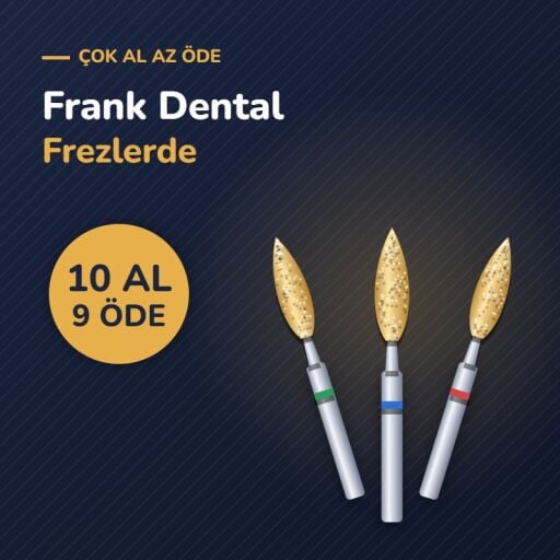 Frank Dental Elmas Frezlerde 10 Al 9 Öde